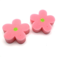 Soft sakura shaped cleaning sponge  for body